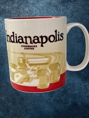 Starbucks City Global Icon Series Indianapolis Mug 16 oz EUC